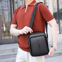 2026 New Men's Bag Shoulder Fashion Crossbody Bag Men Handbag Business Small Backpack Leisure Trendy Bag