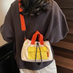 The New Unisex Messenger Bag, Outdoor Functional Shoulder Bag, Commuter Shoulder Bag, Storage Bag, Women's Contrast Backpack