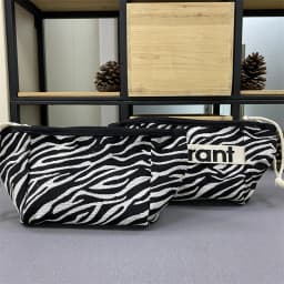 2026 New Small Storage Bag Canvas Bag Zipper Makeup Bag Handheld Fabric Bag Liner Inner Bag Medium Bag