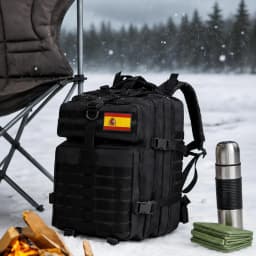 32L/50L Outdoor Backpack Military Tactical Backpack, Large Assault Pack for Camping Hiking with, Durable Daypack Rucksack for Men Travel Work Backpack