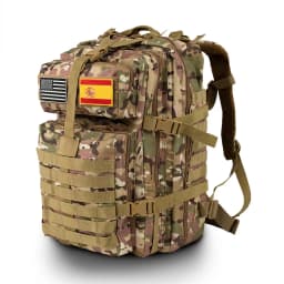 32L/50L Outdoor Backpack Military Tactical Backpack, Large Assault Pack for Camping Hiking with, Durable Daypack Rucksack for Men Travel Work Backpack
