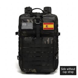 32L/50L Outdoor Backpack Military Tactical Backpack, Large Assault Pack for Camping Hiking with, Durable Daypack Rucksack for Men Travel Work Backpack