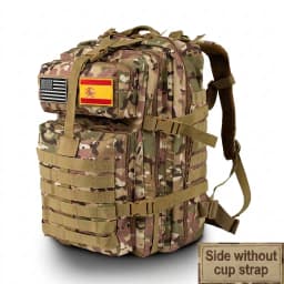32L/50L Outdoor Backpack Military Tactical Backpack, Large Assault Pack for Camping Hiking with, Durable Daypack Rucksack for Men Travel Work Backpack