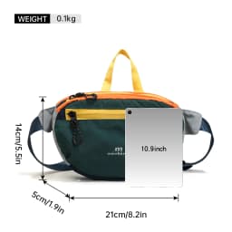 Single-Shoulder Crossbody Bag, Waist Bag, Chest Bag, Commuter Hiking Outdoor Cycling Backpack for Female Students and Couples, New Spring/Summer 2026 Hiking Model