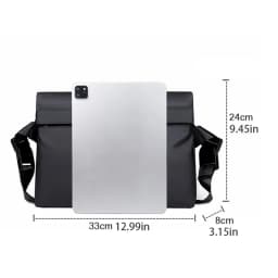 Retro Business Crossbody Bag, Large Capacity, Men's Briefcase, Shoulder Bag, Travel Backpack