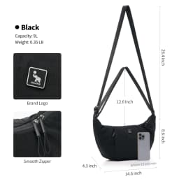 OIWAS Ultra-light Waterproof Material Crossbody Bag - Durable Water-Resistant Shoulder Bag for Everyday Use