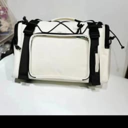 New Y2K Ita Shoulder Bag Large Capacity Sports Crossbody Bag Cute Girls Transparent Messenger Bag DIY Display Commuter Handbags