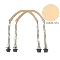 New 1 Pair Obag Silver Long OT Double Chain With Metal Plating Screw For OBag Handle O Bag Women Bag Shoulder HandBag