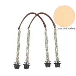 New 1 Pair Obag Silver Long OT Double Chain With Metal Plating Screw For OBag Handle O Bag Women Bag Shoulder HandBag