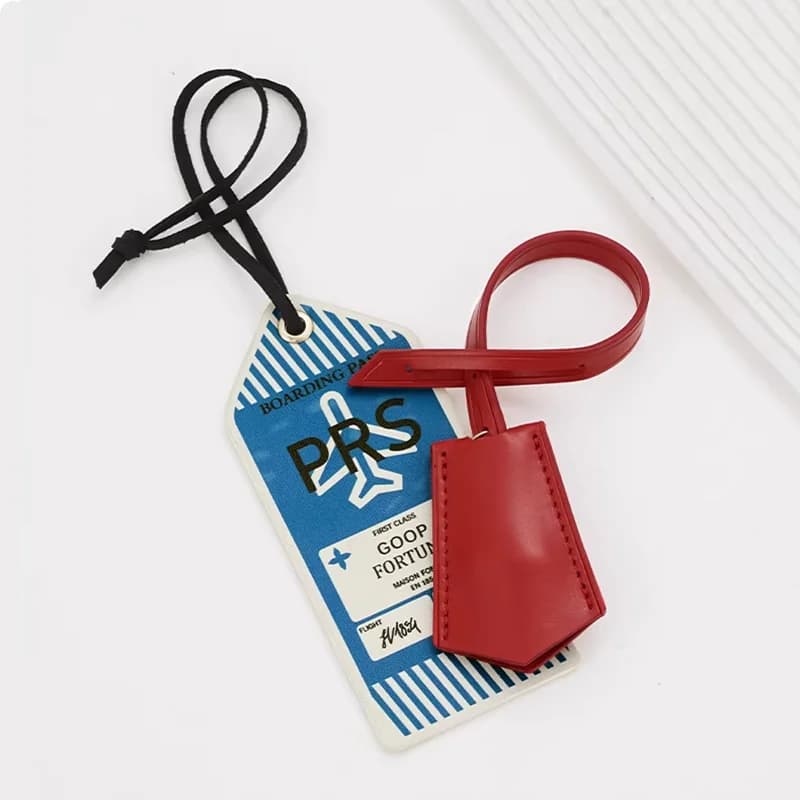 2Pcs Boarding Pass Hang Tag Insert for Speedy25 30 Soft Keychain Bag Hanging Charm
