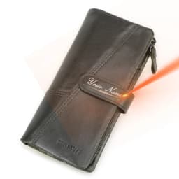 CONTACT'S 100% Genuine Leather Wallet Women Long Coin Purse Clutch Bag Name Engraving Card Holder Money Clip Handbag Men's Purse
