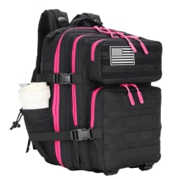 LHI 25L Tactical Backpack for Women Fitness Athlete Gym Out Bag Small Outdoor Sports Travel Rucksack with Bottle Holder