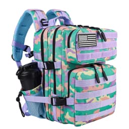LHI 25L Tactical Backpack for Women Fitness Athlete Gym Out Bag Small Outdoor Sports Travel Rucksack with Bottle Holder