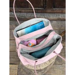 2026 New Spring Summer Women Nylon Tote Bag Multi Compartment Large Capacity Lightweight Color Block Shoulder Handbag For Travel