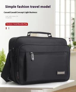 Shoulder Bag Men Handbags Messenger Small Business Briefcase Large Capacity Multifunction Fashion Casual Waterproof
