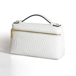 TOPHIIGH Newly Handbag Fashion Portable Make Up Bag For Women Clutch Snake Red Coffee Ladies Hand Bag Purse Ins Hot Selling