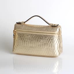 TOPHIIGH Newly Handbag Fashion Portable Make Up Bag For Women Clutch Snake Red Coffee Ladies Hand Bag Purse Ins Hot Selling