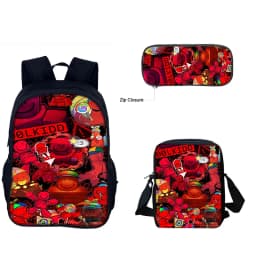 Forsaken Gubby 3 Piece Backpack Lunch Bag Pencil Case Set Kids School Bookbag For Boys Girls Teens Cute Birthday Gift