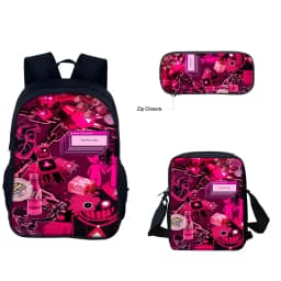 Forsaken Gubby 3 Piece Backpack Lunch Bag Pencil Case Set Kids School Bookbag For Boys Girls Teens Cute Birthday Gift