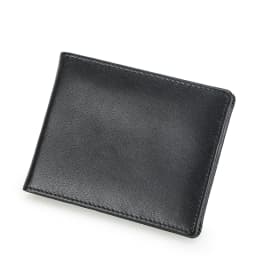 CONTACT'S Genuine Leather Men Wallet Samll Bifold Design Casual Thin Slim Wallets Card Holder Vintage Male Purse Money Clip