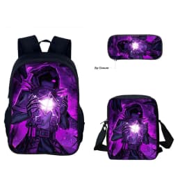 3pcs/set 3D Game Forsaken Gubby Primary and Secondary School Students Schoolbag Backpack shoulder Bag Pencil Bag School Bag