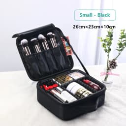 Large Capacity Makeup Case - 3 Sizes Cosmetic Organizer Brush Bag Barber Train Case for Makeup Artists Hair Cutter Sets