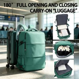 Lightweight Travel Backpack Large‑Capacity Carry‑On Luggage for Budget Airline Weekend Trips