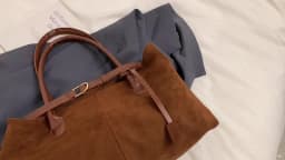 LEFTSIDE Large NUBUCK Underarm Bags Lady Shoulder Bag for Women 2024 Winter New Trend Fashion Trend Y2K Tote Bag Handbags