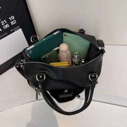 High Quality Soft Leather Crossbody Shoulder Bag for Women Luxury Brand Designe Casual Daily Use Casual Tote Bag Winter Style