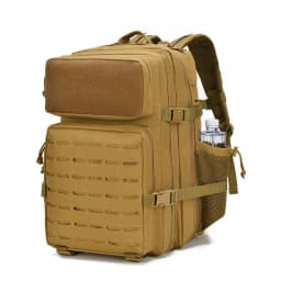 45L Men's Outdoor Backpack Molle Hiking with Bottle Stand Outdoor Hiking Bag Fitness Backpack