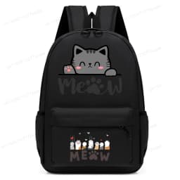 Cute Cat Kawaii Back To School Bookbag Backpack for Girl Boy Children Rucksack Fashion Casual School Bags Kids Birthday Gift