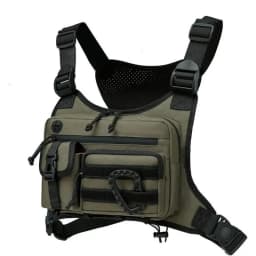 Men's Vest Outdoor Tactical MOLLE Chest Bag Chest Pack for Cycling Bags Running Front Chest Bag EDC Sports Vest Bag