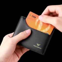 WILLIAMPOLO Men Leather Wallets Small Money Purses Design Dollar Price Top Men Thin Wallet Business Short Wallet For Men