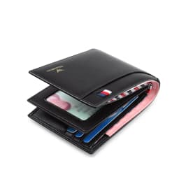WILLIAMPOLO Men Leather Wallets Small Money Purses Design Dollar Price Top Men Thin Wallet Business Short Wallet For Men