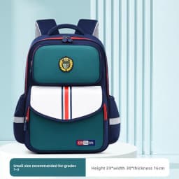Kids School Backpack for Grade 1 6 Boys Girls Lightweight Oxford Fabric Waterproof Durable Bookbag with Ergonomic Design