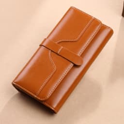 RFID Anti-Theft Brush New Three Fold Multi Fold Genuine Leather Cowhide Wallet Multifunctional Anti Tamper Magnetic Card Bag Sho