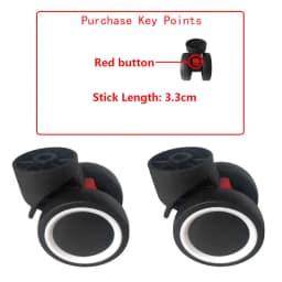 Suitcase Luggage Replacement Accessories Dismountable Removable Universal Wheels Plug-In Detachable Wheel Pulley Repair Parts