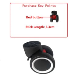 Suitcase Luggage Replacement Accessories Dismountable Removable Universal Wheels Plug-In Detachable Wheel Pulley Repair Parts