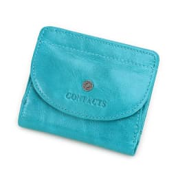 Contact'S Fashion Genuine Leather Designer Wallets Luxury for Women Small Coin Purse Women Card Holder Mini Clutch