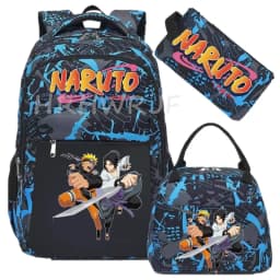 Camouflage Uzumaki Naruto Uchiha Sasuke Backpack for Men Hiking Backpacks Reflective Outdoor Travel Bags Teens Laptop School Bag