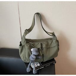Spring Summer New Canvas Bag for Women, High-End Light Luxury One Shoulder Crossbody Bag, Trendy Hot Sale Ladies Purse
