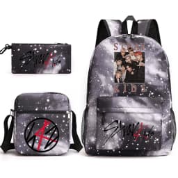Kpop StrayKids Backpack Schoolbag Shoulder Bag Pencil Case Gift for Kids Students