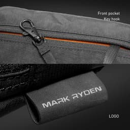 Mark Ryden Men's RFID Blocking Fanny Pack, Anti-theft Sling Bag, Lightweight Waist Pack for Travel, Hiking, Work
