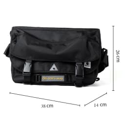 Men Messenger Bag Street Trendy Tactical Shoulder Waterproof Bags Hip Hop Streetwear Bag Oxford Bag