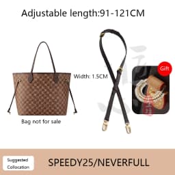 Shoulder Strap For Lv Speedy25 Diane Bag Vegetable Tanned Leather Strap Slung Bag High-end Bag Strap Bag Belt Bag Accessories