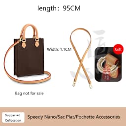 Shoulder Strap For Lv Speedy25 Diane Bag Vegetable Tanned Leather Strap Slung Bag High-end Bag Strap Bag Belt Bag Accessories