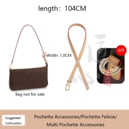 Shoulder Strap For Lv Speedy25 Diane Bag Vegetable Tanned Leather Strap Slung Bag High-end Bag Strap Bag Belt Bag Accessories