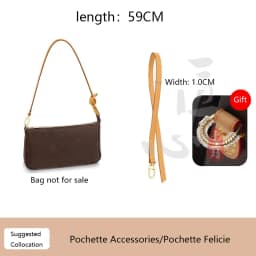Shoulder Strap For Lv Speedy25 Diane Bag Vegetable Tanned Leather Strap Slung Bag High-end Bag Strap Bag Belt Bag Accessories