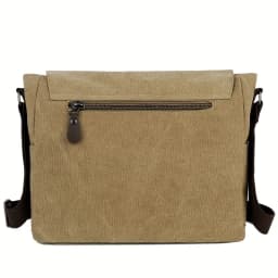 Retro Canvas Messenger Bag for Men Large Laptop Bag Casual Crossbody Bag for Hanging Out Daily Commute, School Bags College Bags
