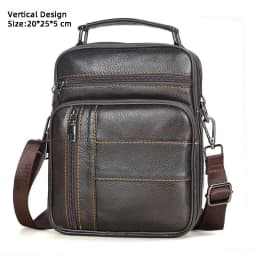 Hot Fashion Men Messenger Bags Genuine Leather Handbags for Man Luxury Brand Male Crossbody Bag for Mini Pad Boy Shoulder Bag